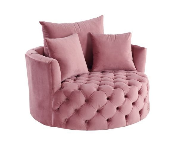  Zunyas Accent Chair With Swivel 