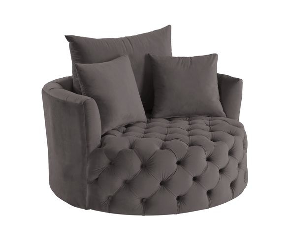  Zunyas Accent Chair With Swivel 