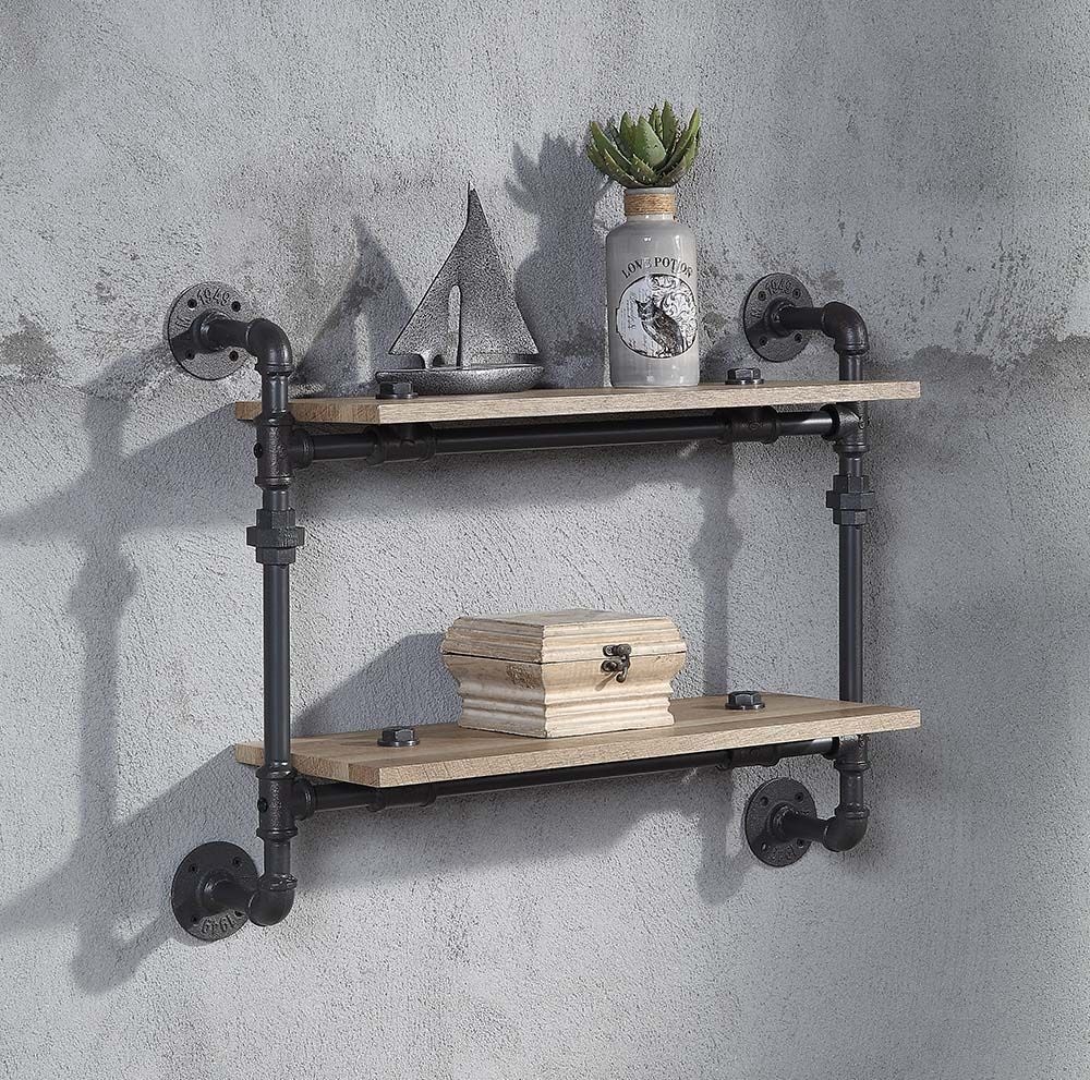  Brantley Wall Rack With 2 Shelves 