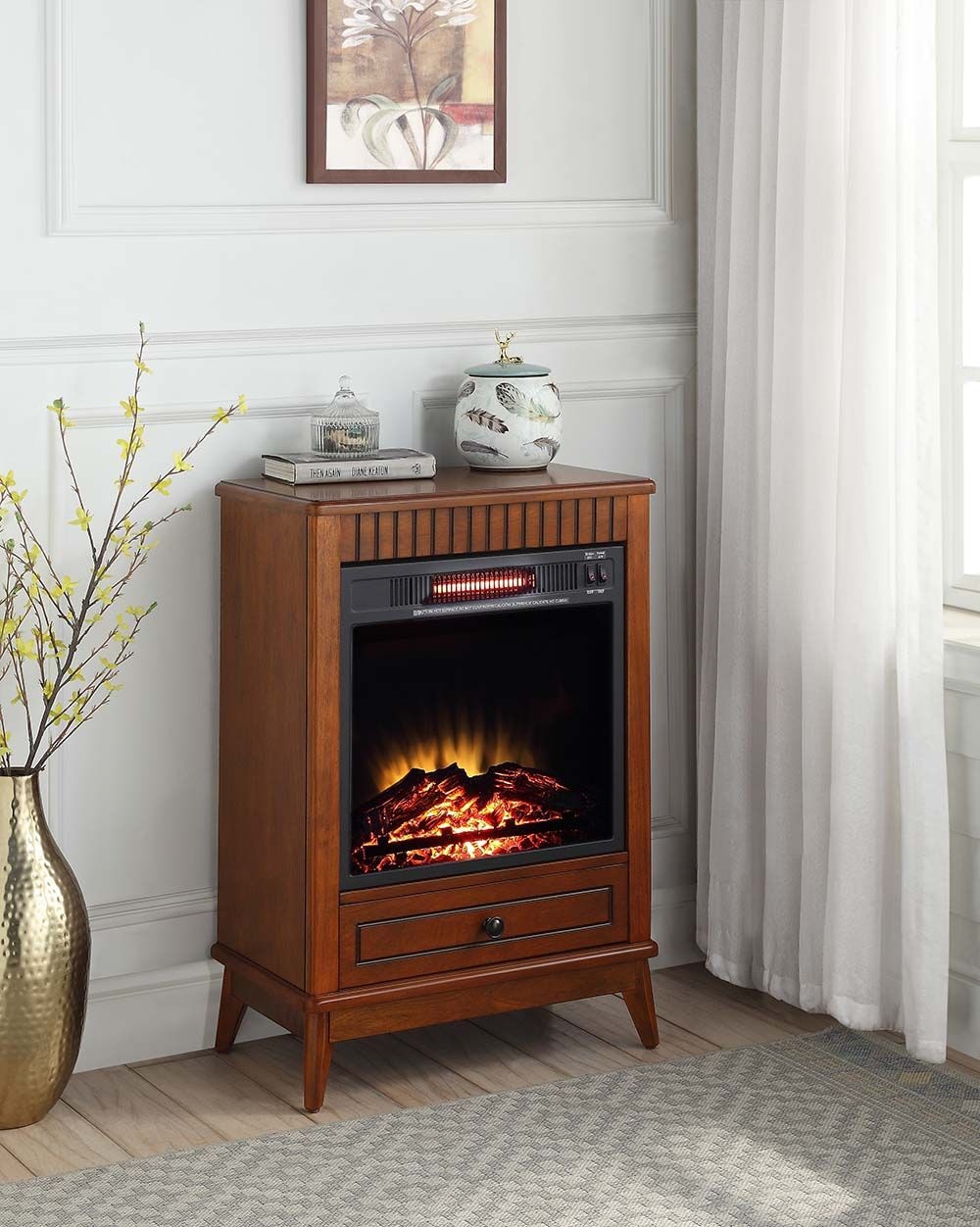 Acme Furniture Office Furniture Hamish Fireplace AC00852 - Hi Desert  Furniture - Victorville, CA