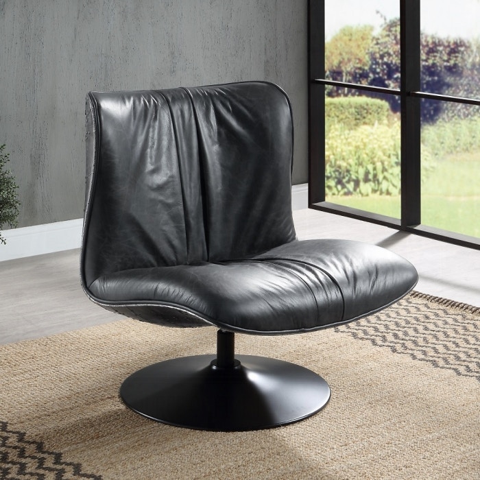  Piotr Accent Chair With Swivel 