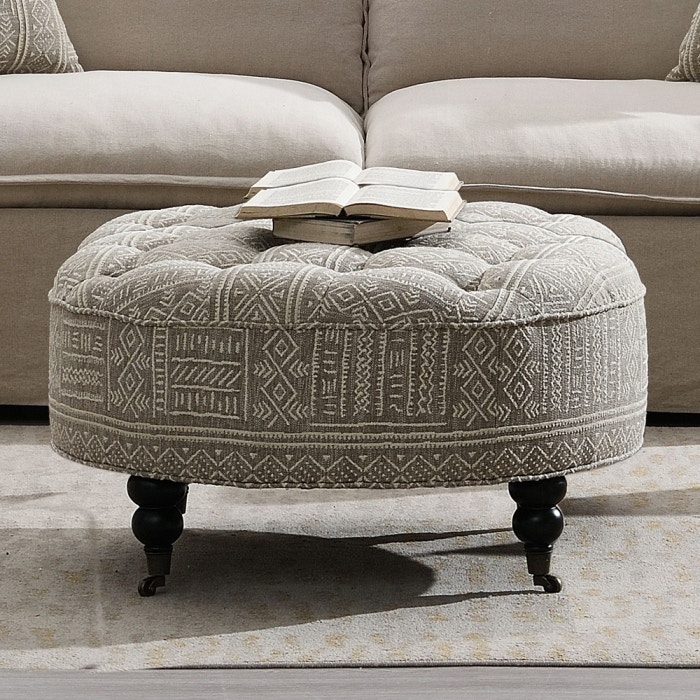  Upendo OTTOMAN With CASTER 