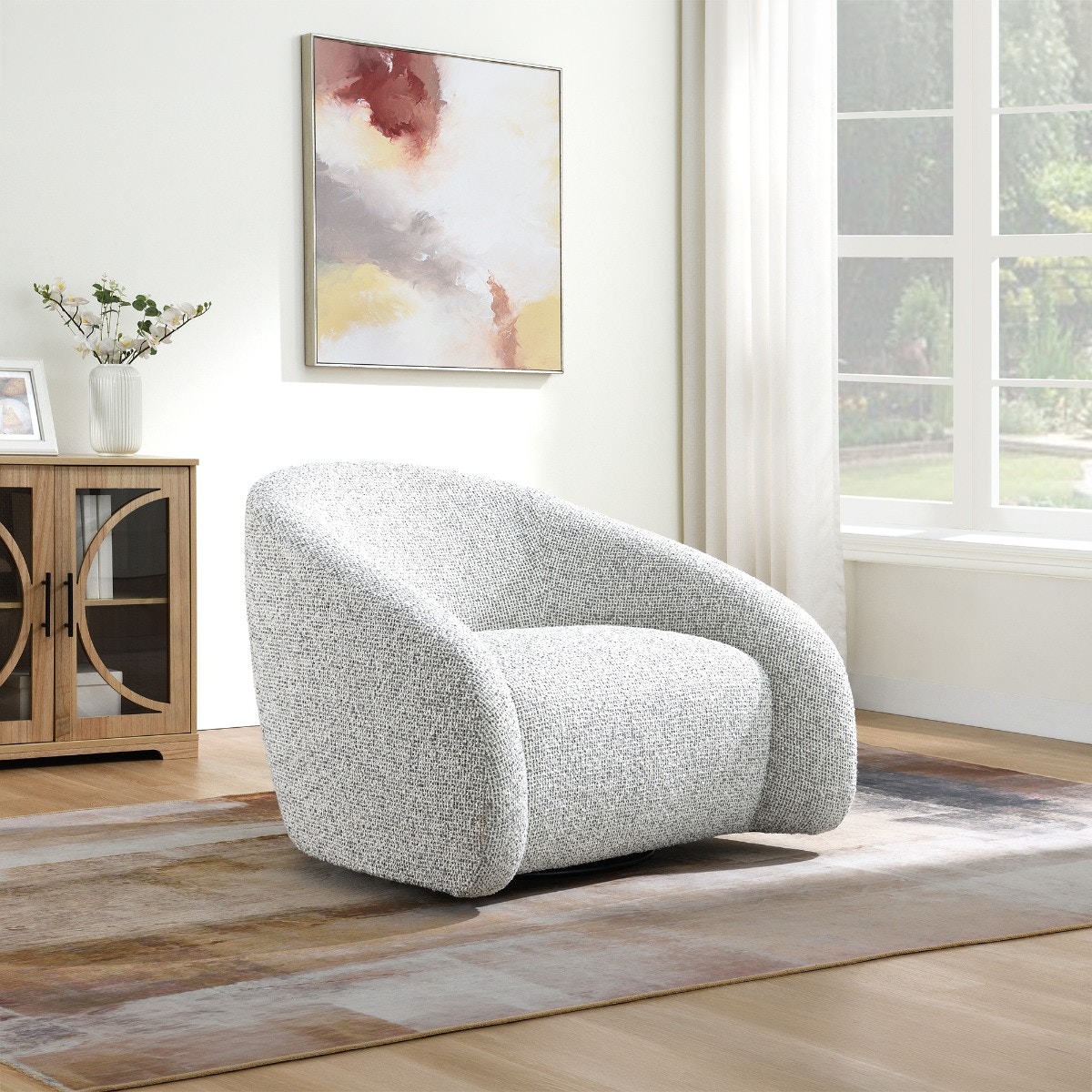  Zoey Accent Chair with Swivel 