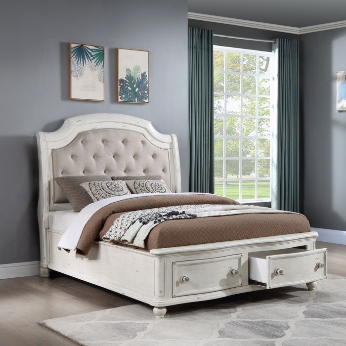  Jaqueline Queen Bed With Storage 
