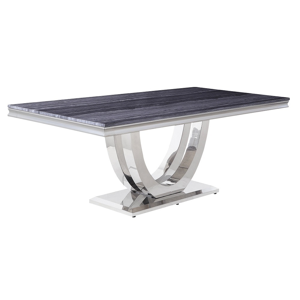  Cambrie Dining Table With Engineered Stone Top 