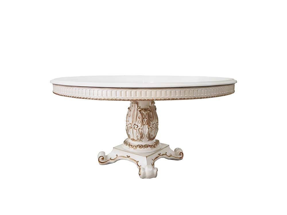  Vendome Round Dining Table With Pedestal Base 