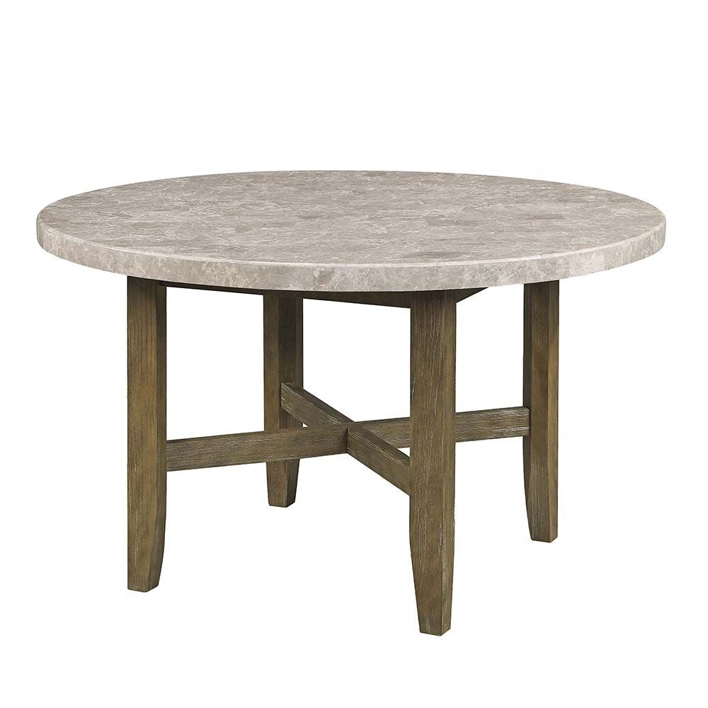  Karsen Dining Table With Marble Top 