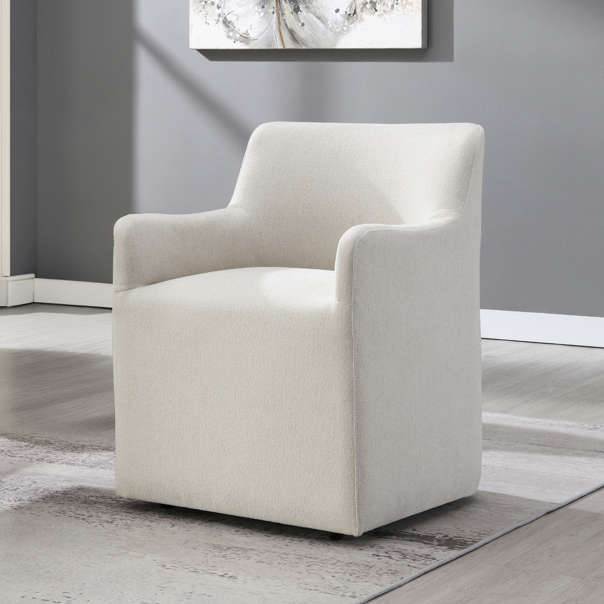 Cafell Arm Chair with Swivel Casters 
