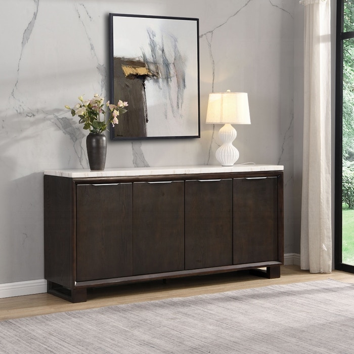  Edwyn Server with Marble Top 