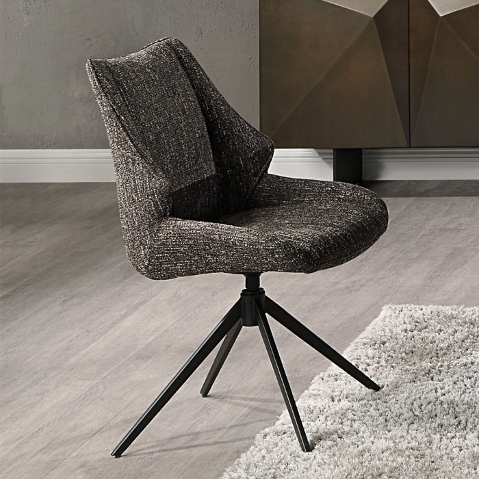  Malika Side Chair with Swivel (Set-2) 