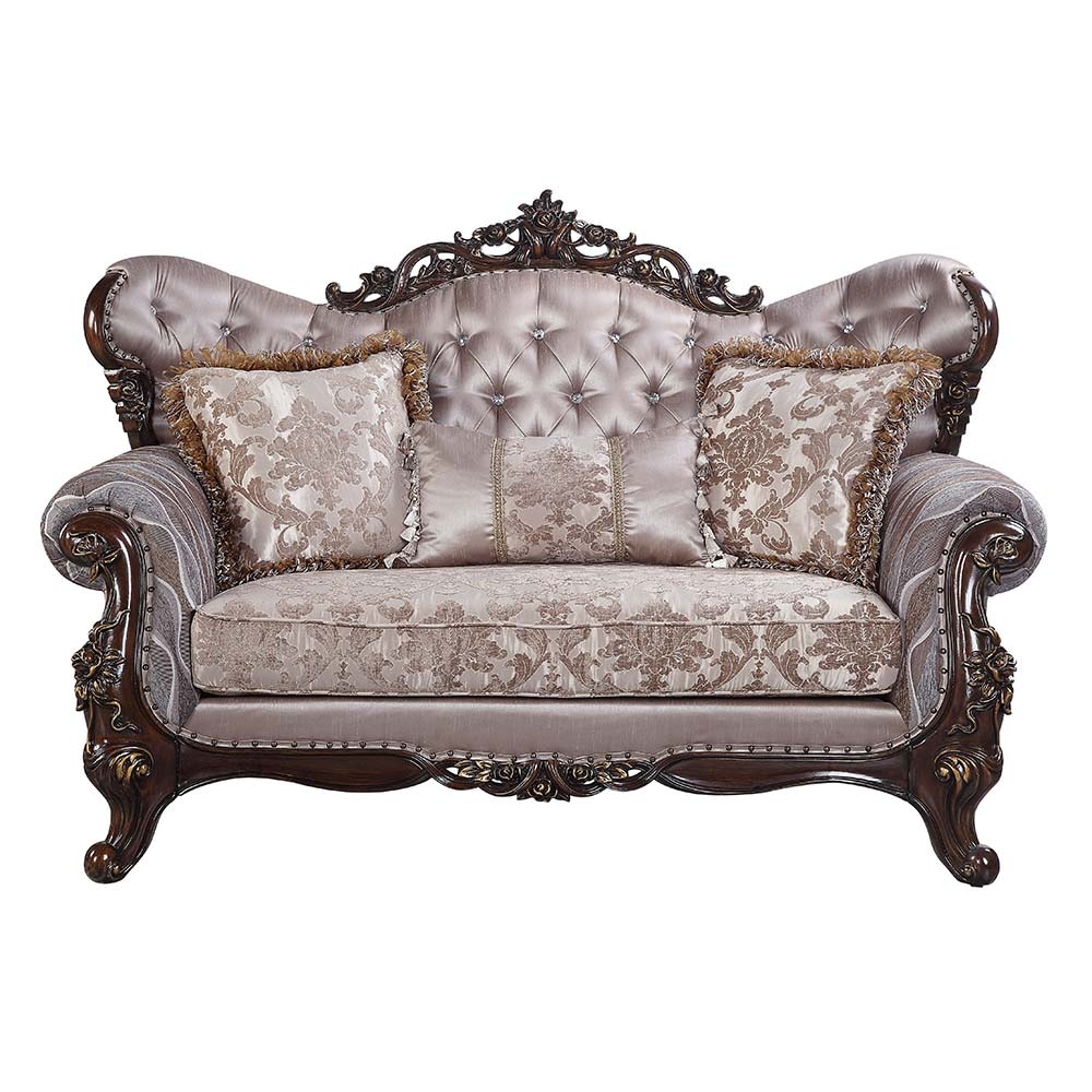  Benbek Loveseat With 3 Pillows 