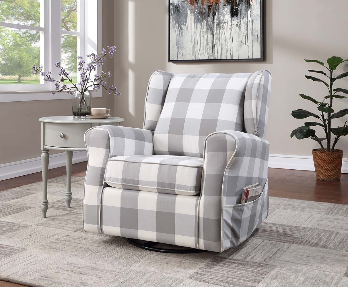  Patli Swivel Chair With Glider 