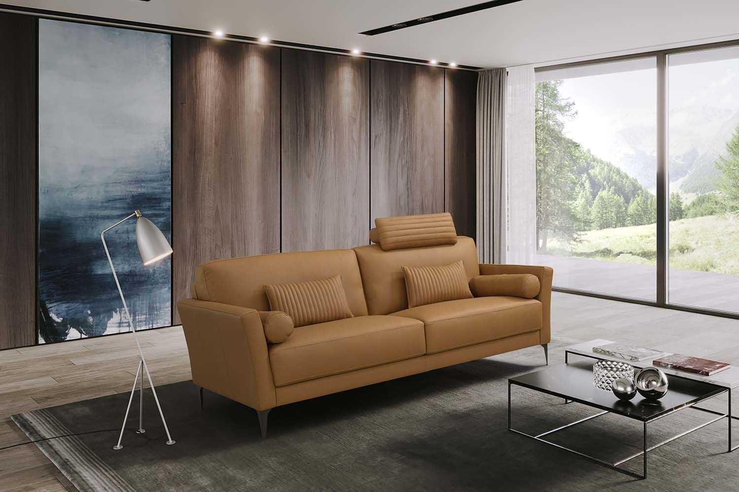  Tussio Sofa With 5 Pillows 