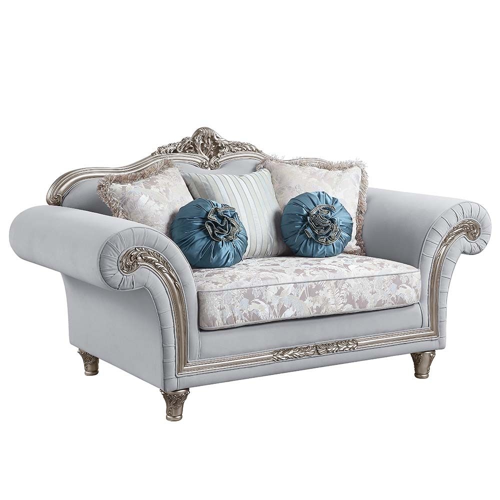  Pelumi Loveseat With 5 Pillows 