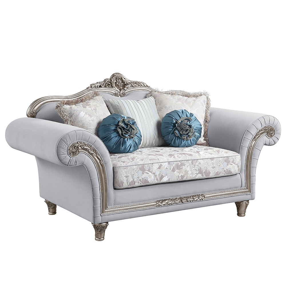 Pelumi Loveseat With 5 Pillows 
