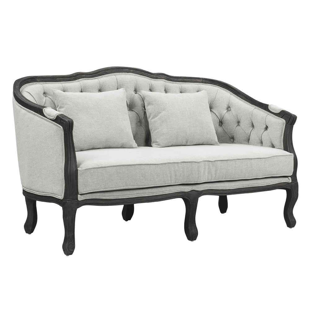  Samael Loveseat With 2 Pillows 