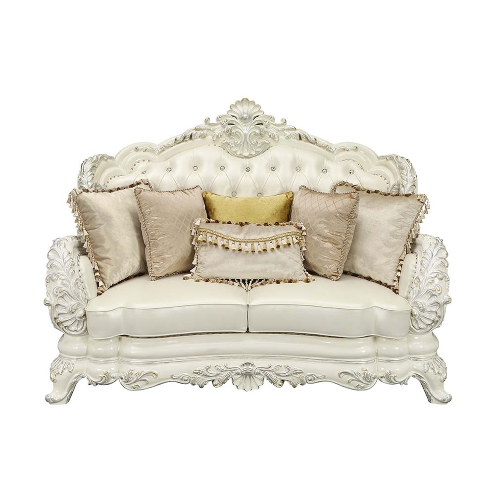  Adara Loveseat With 5 Pillows 