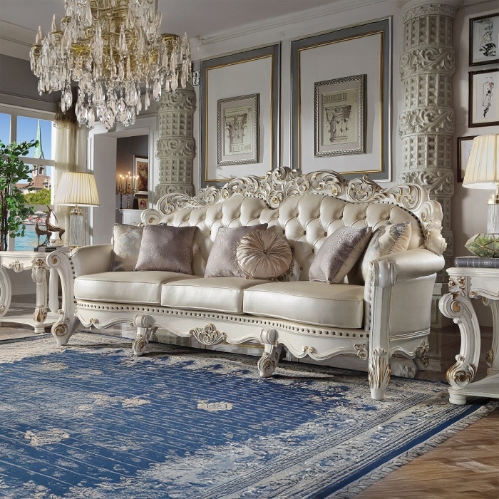  Vendome Oversized Sofa With 6 Pillows 