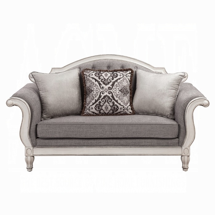 Florian Loveseat With 3 Pillows 