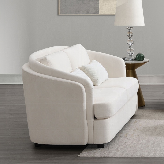  Mariko Loveseat with 2 Pillows 