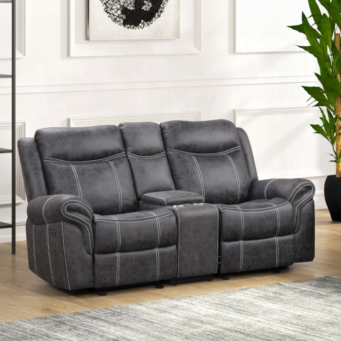  Zubaida Power Motion Loveseat with USB 