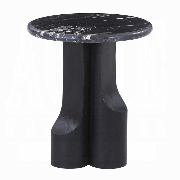  Kinton End Table with Natural Marble Top 