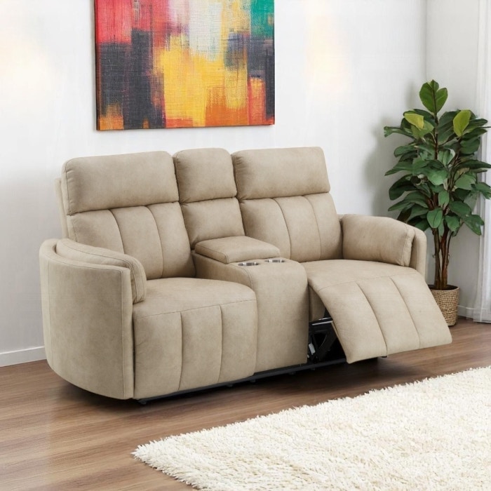  Elison Motion Loveseat with Console 