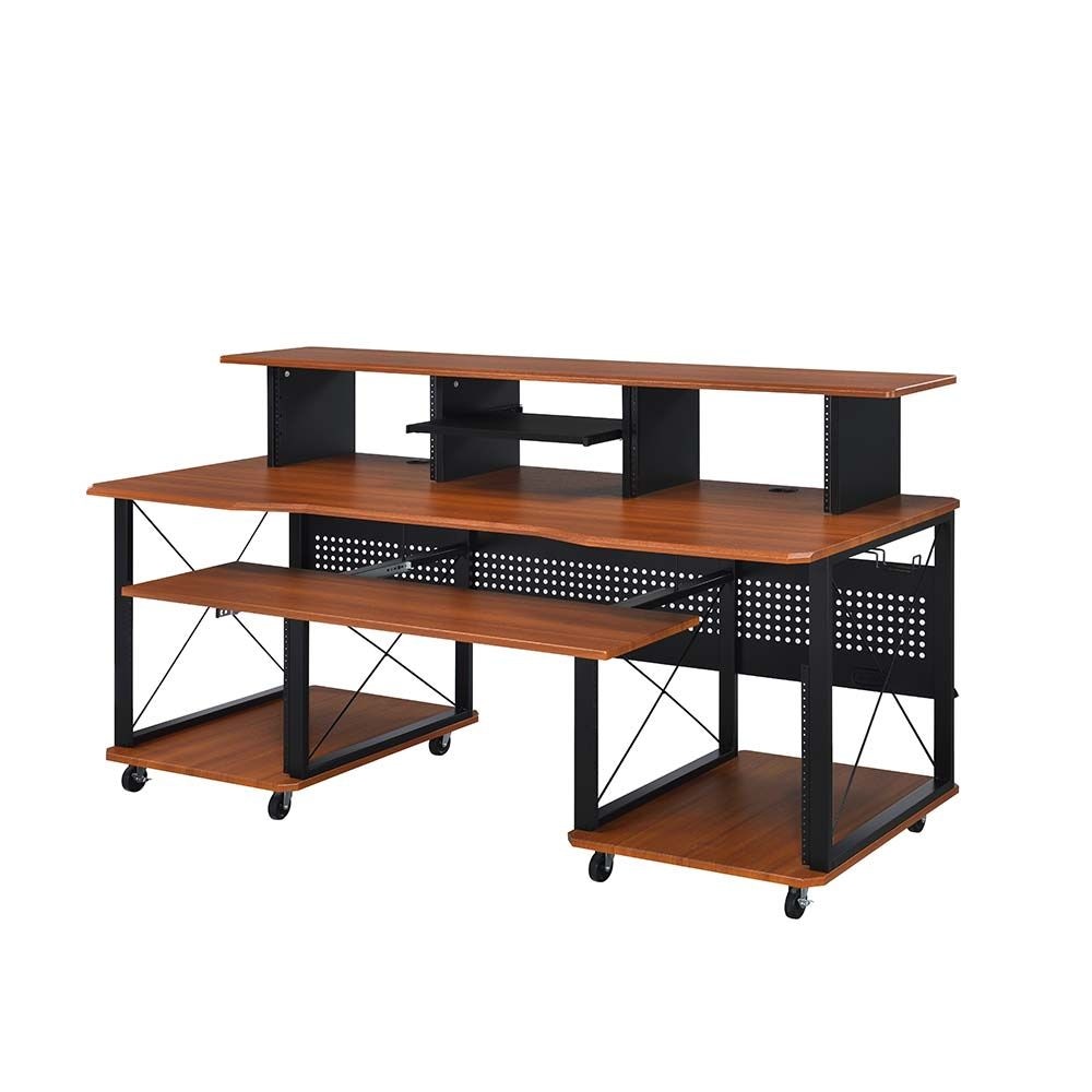 ACME Furniture Ericka コンピューターデスク  新品未使用 Acme Furniture Home Office Megara Music Desk OF00988 - Tar
