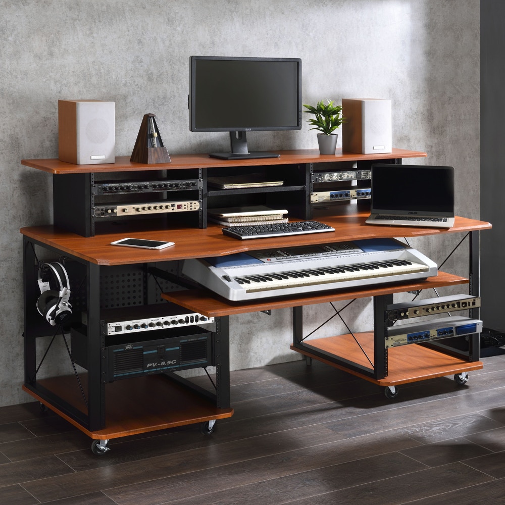 Acme Furniture Home Office Megara Music Desk OF00988 - Tar Heel