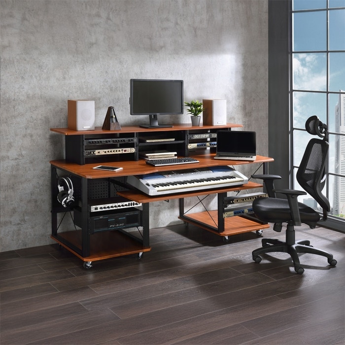 Acme Furniture Home Office Megara Music Desk OF00988 - Tar Heel