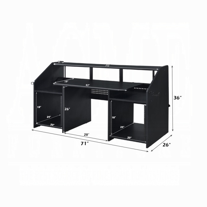 Acme Furniture Home Office Annette Music Desk OF00993 - Tar Heel