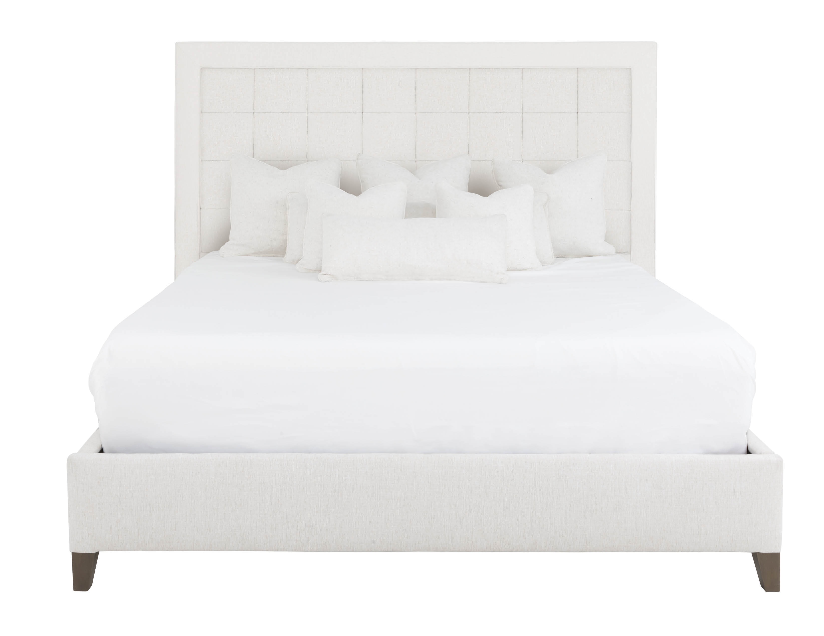  Square Biscuit Tuft King Bed 