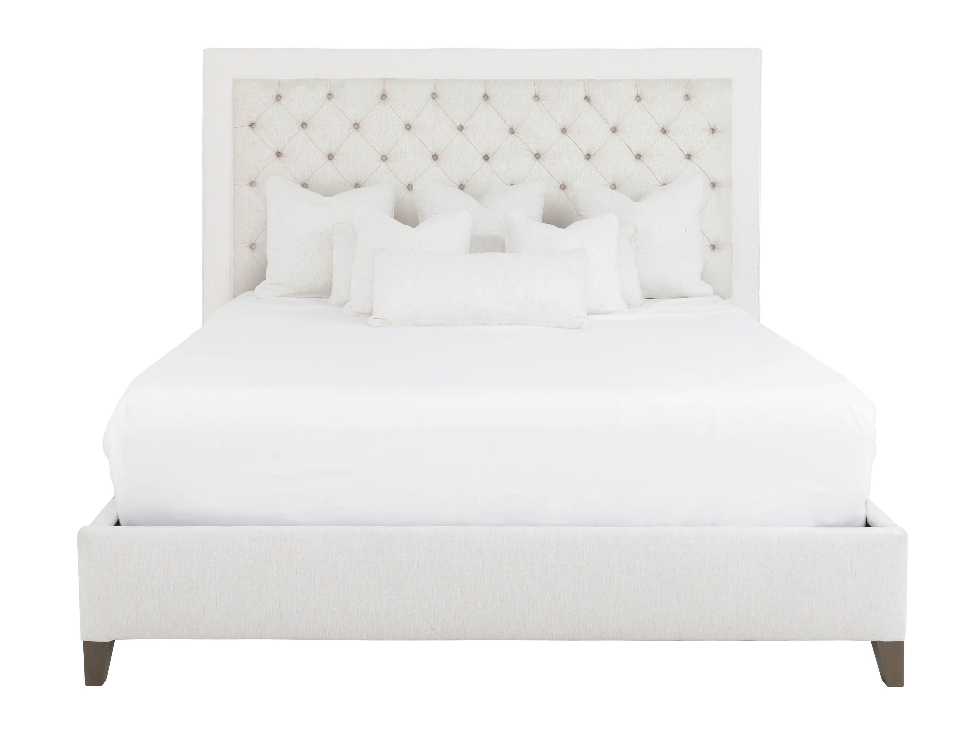 Square Diamond Tuft King Bed 