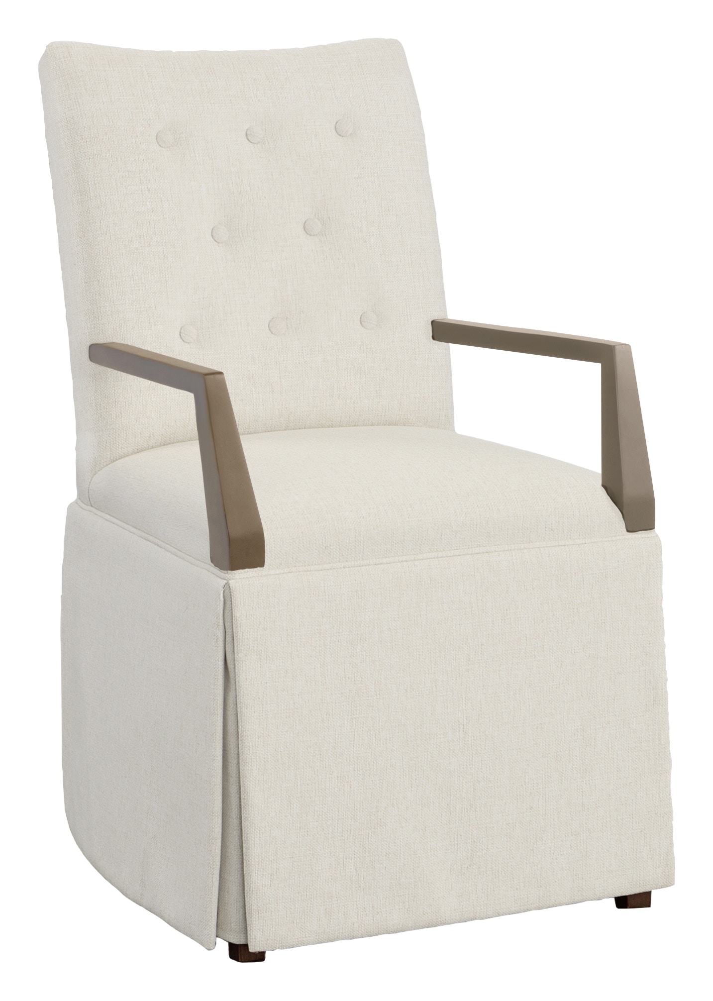 Fairfield Chair Company Concave Short Back Skirted Arm Chair 1203-04-M