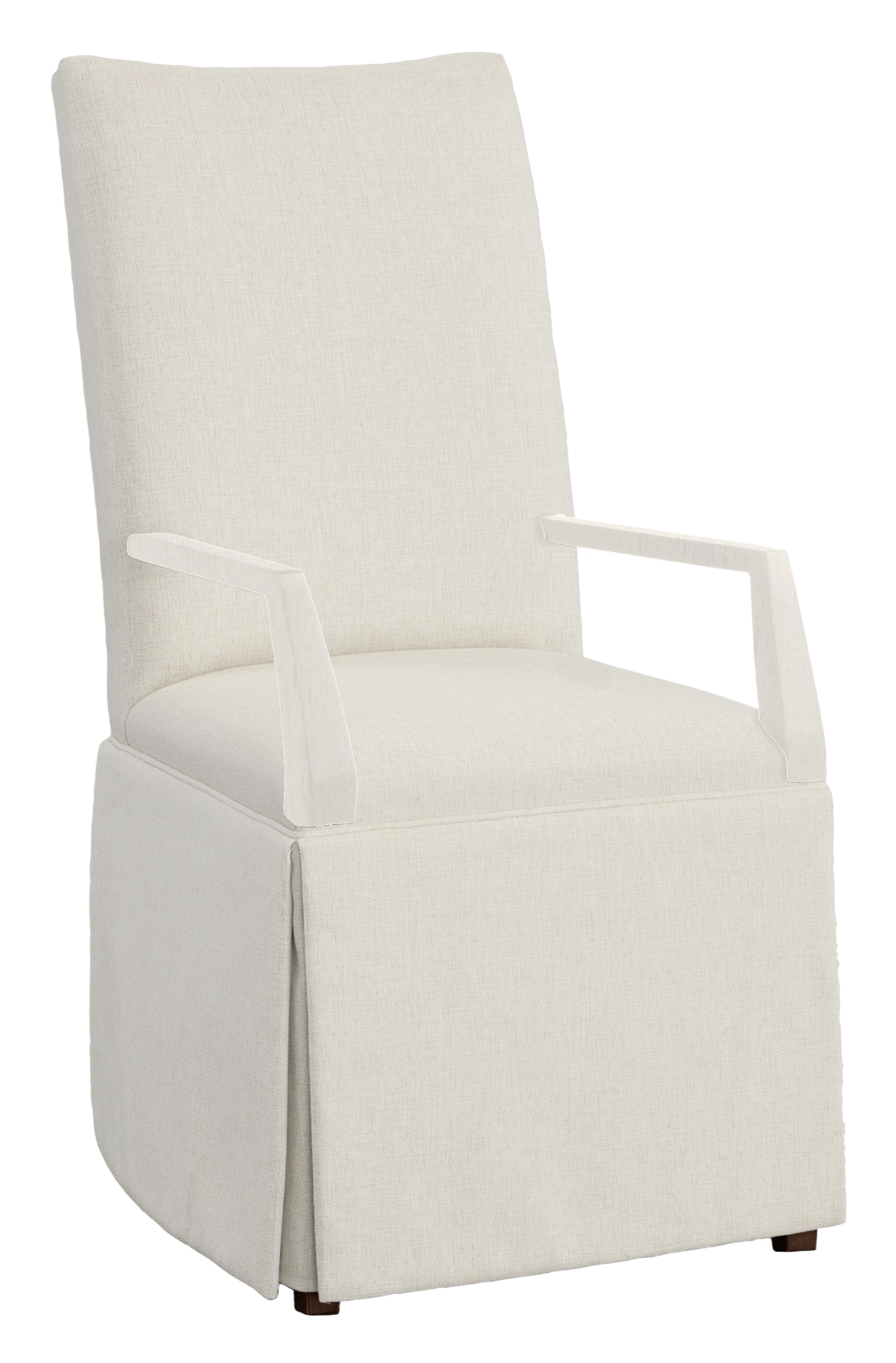 Fairfield Chair Company Concave Tall Back Skirted Arm Chair 1205-04-L