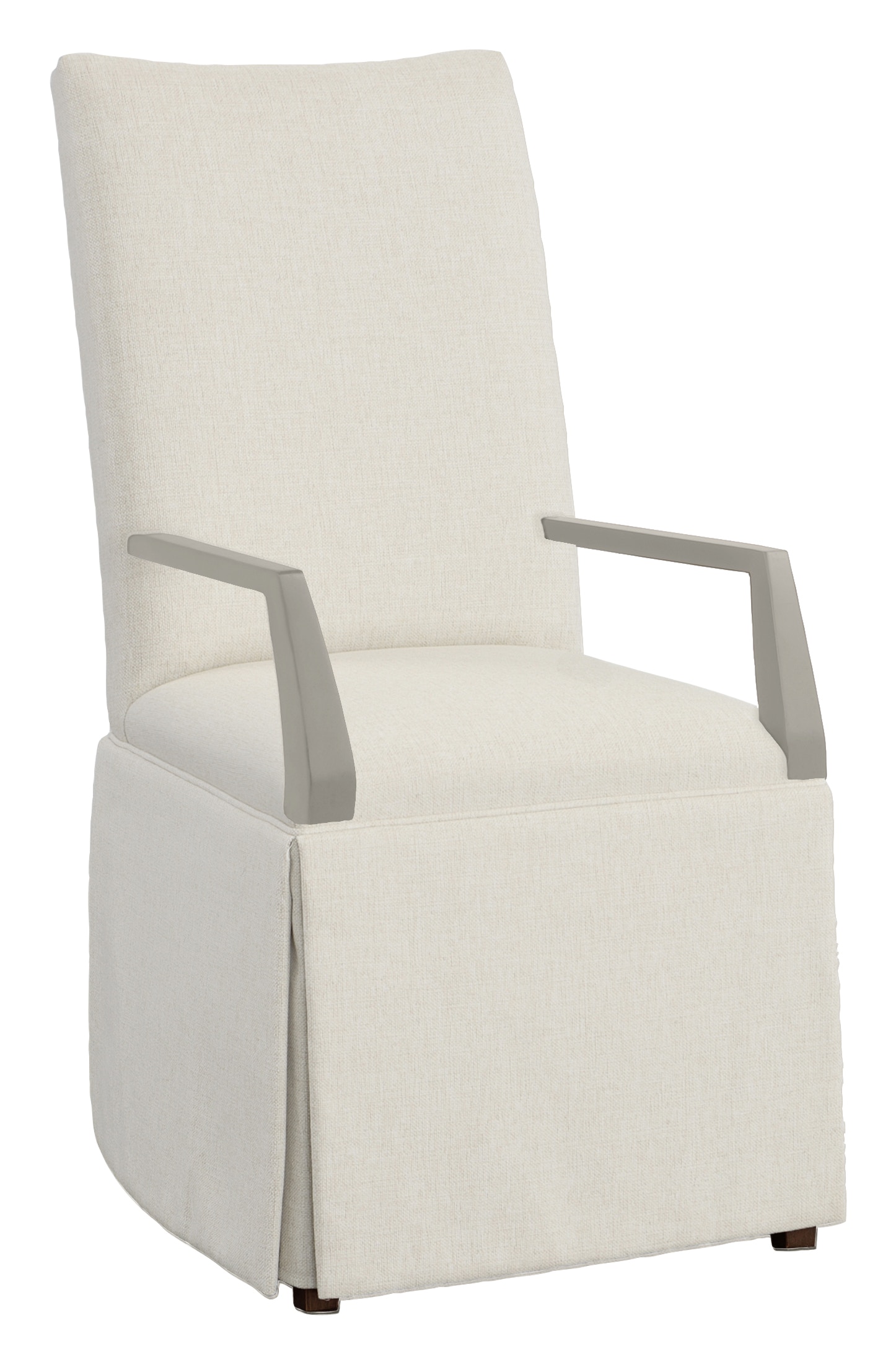 Fairfield Chair Company Concave Tall Back Skirted Arm Chair 1205-04-S
