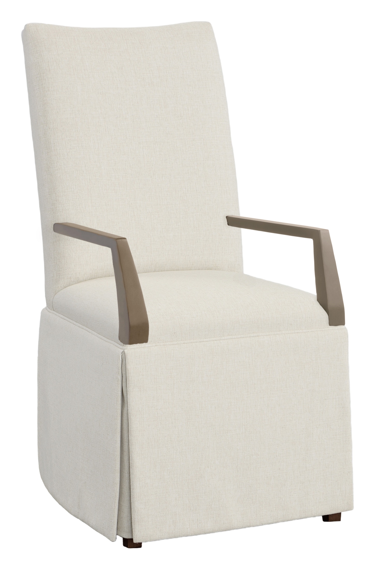Fairfield Chair Company Concave Tall Back Skirted Arm Chair 1205-04