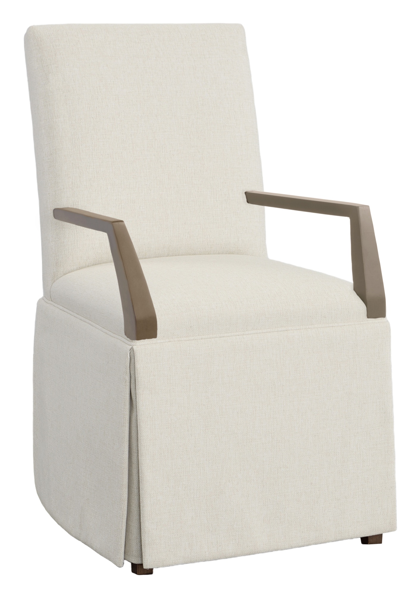 Fairfield Chair Company Straight Short Back Skirted Arm Chair 1211-04-M