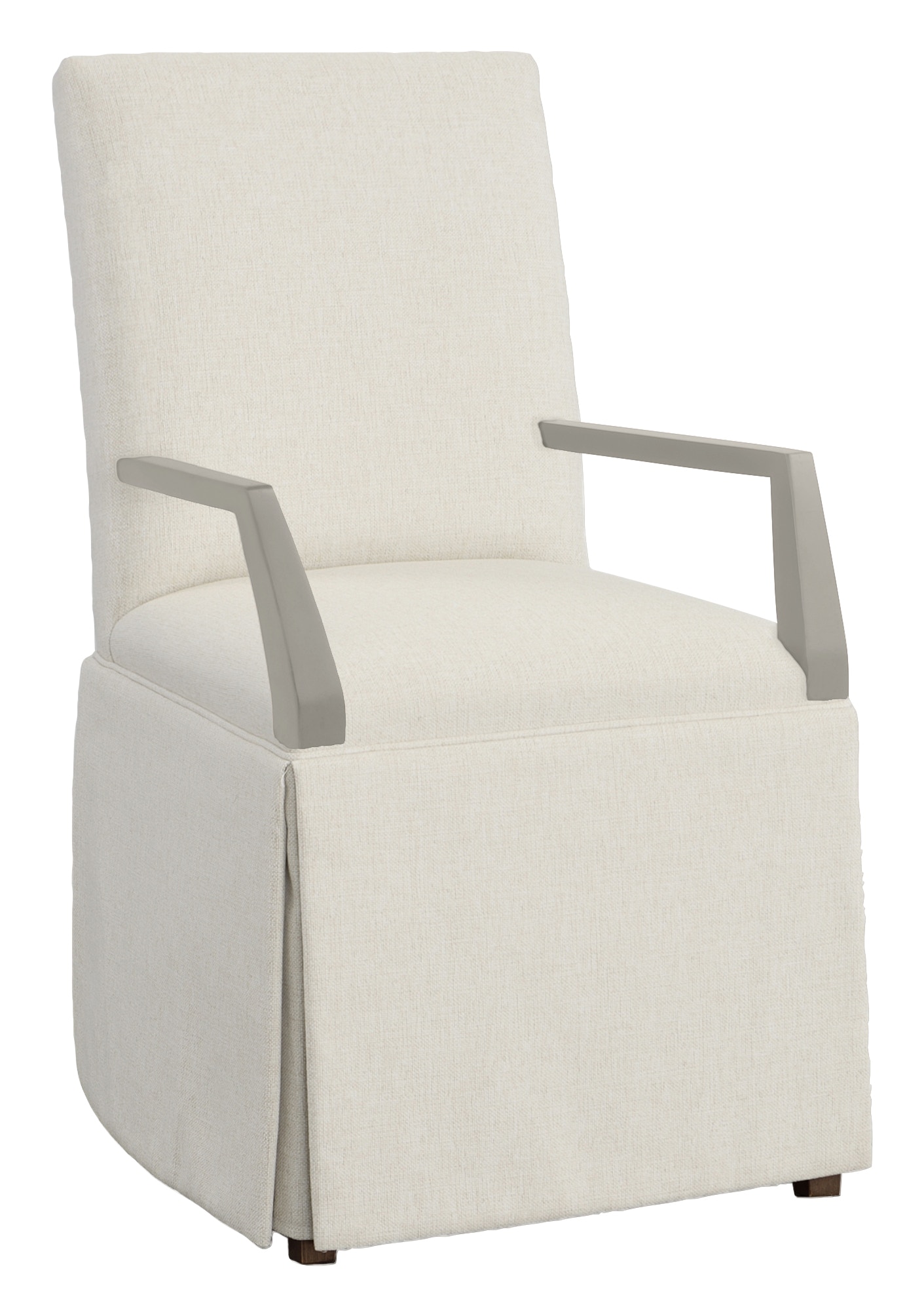 Fairfield Chair Company Straight Short Back Skirted Arm Chair 1211-04-S