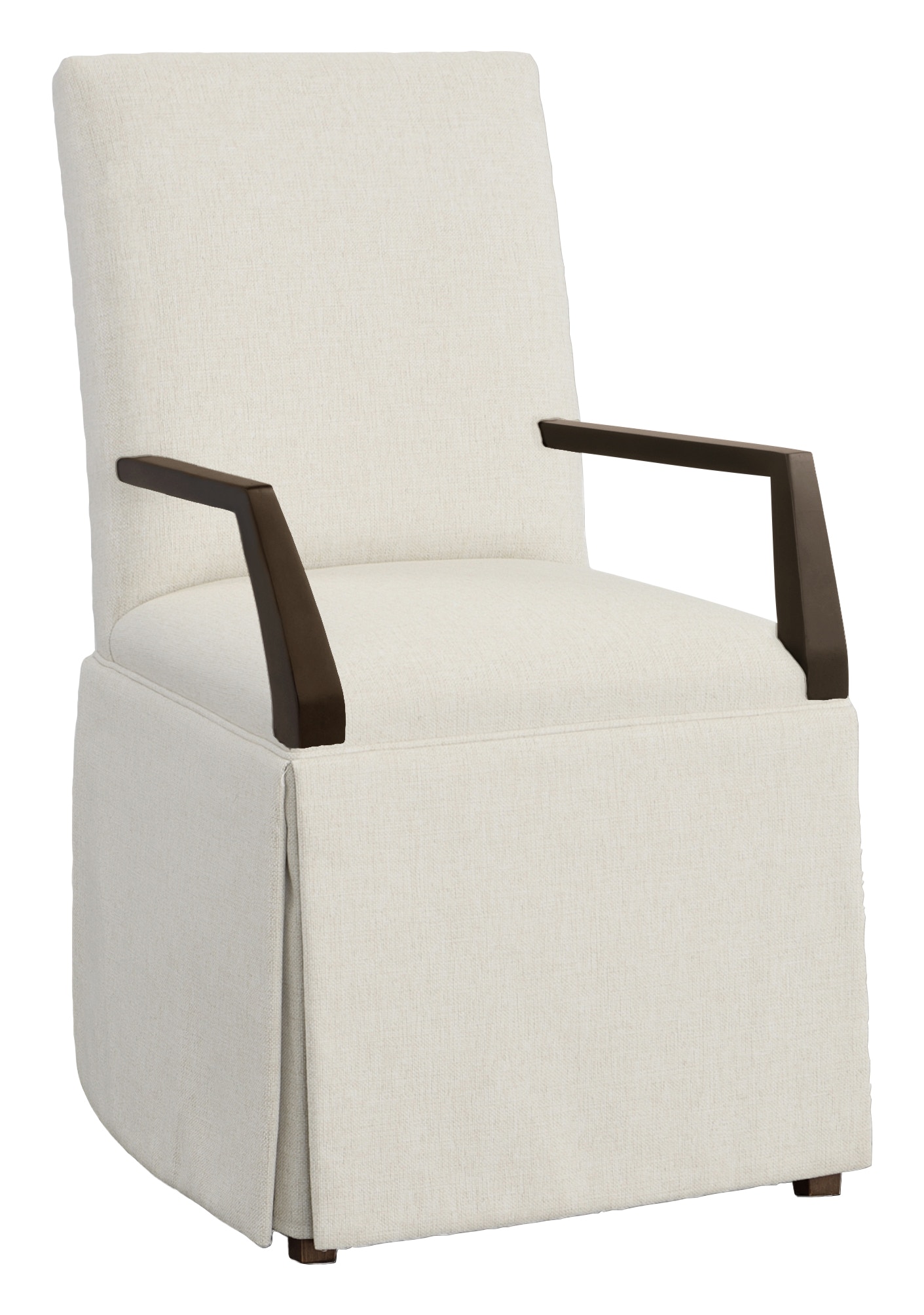 Fairfield Chair Company Straight Short Back Skirted Arm Chair 1211-04-T