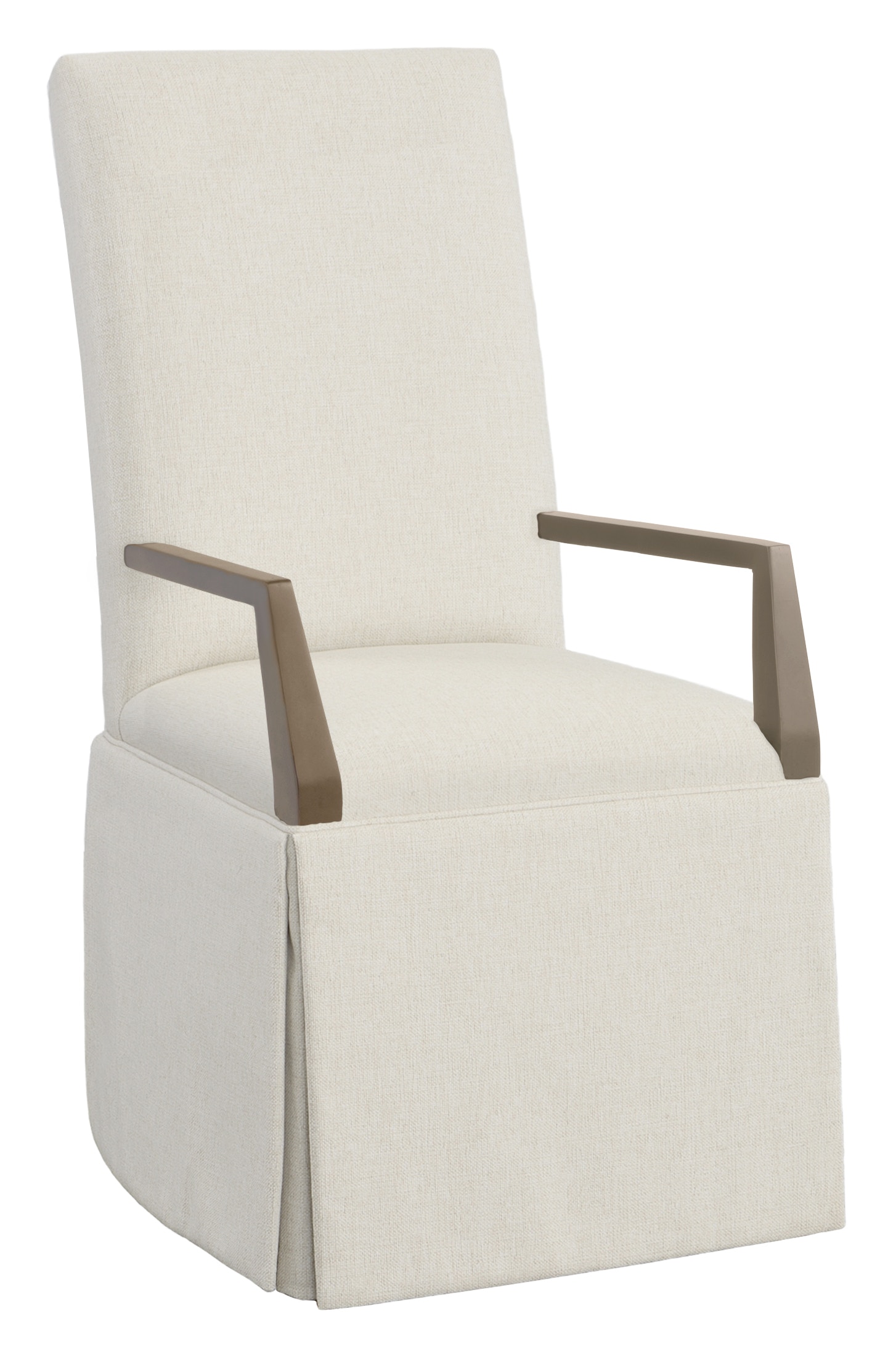 Fairfield Chair Company Straight Tall Back Skirted Arm Chair 1215-04-M