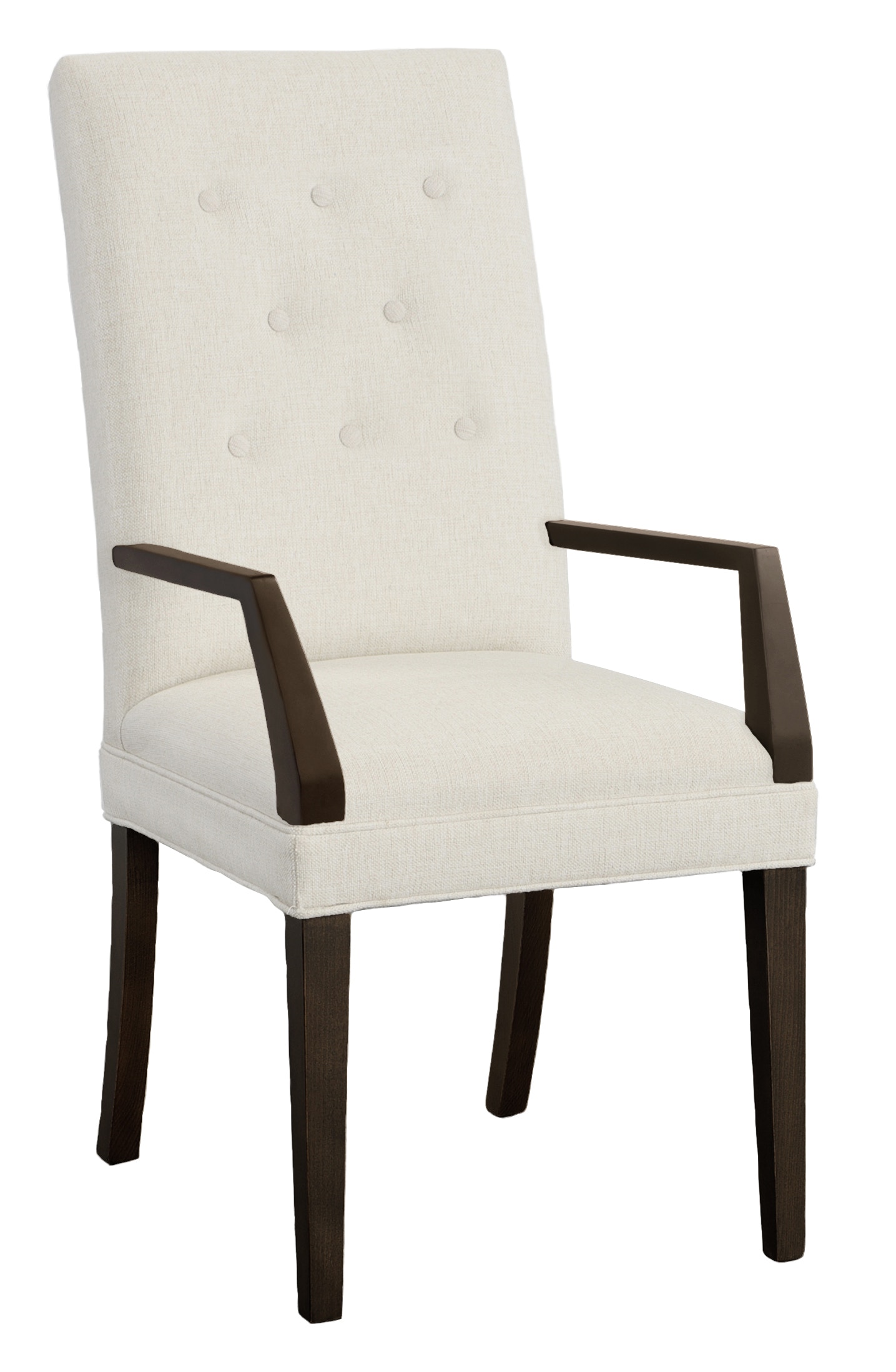 Fairfield Chair Company Straight Tall Button Back Arm Chair 1216-04-T