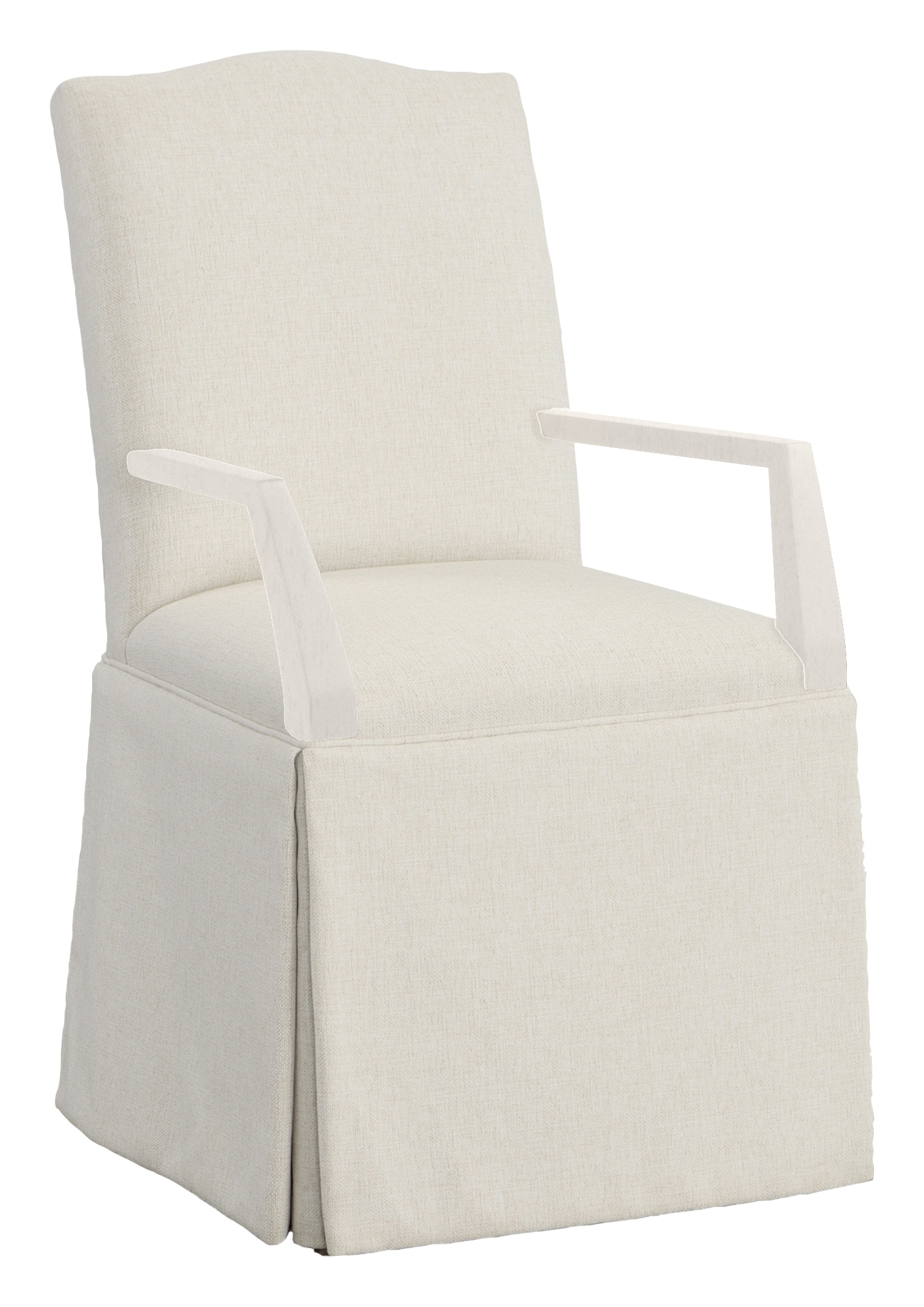 Fairfield Chair Company Camel Short Back Skirted Arm Chair 1221-04-L