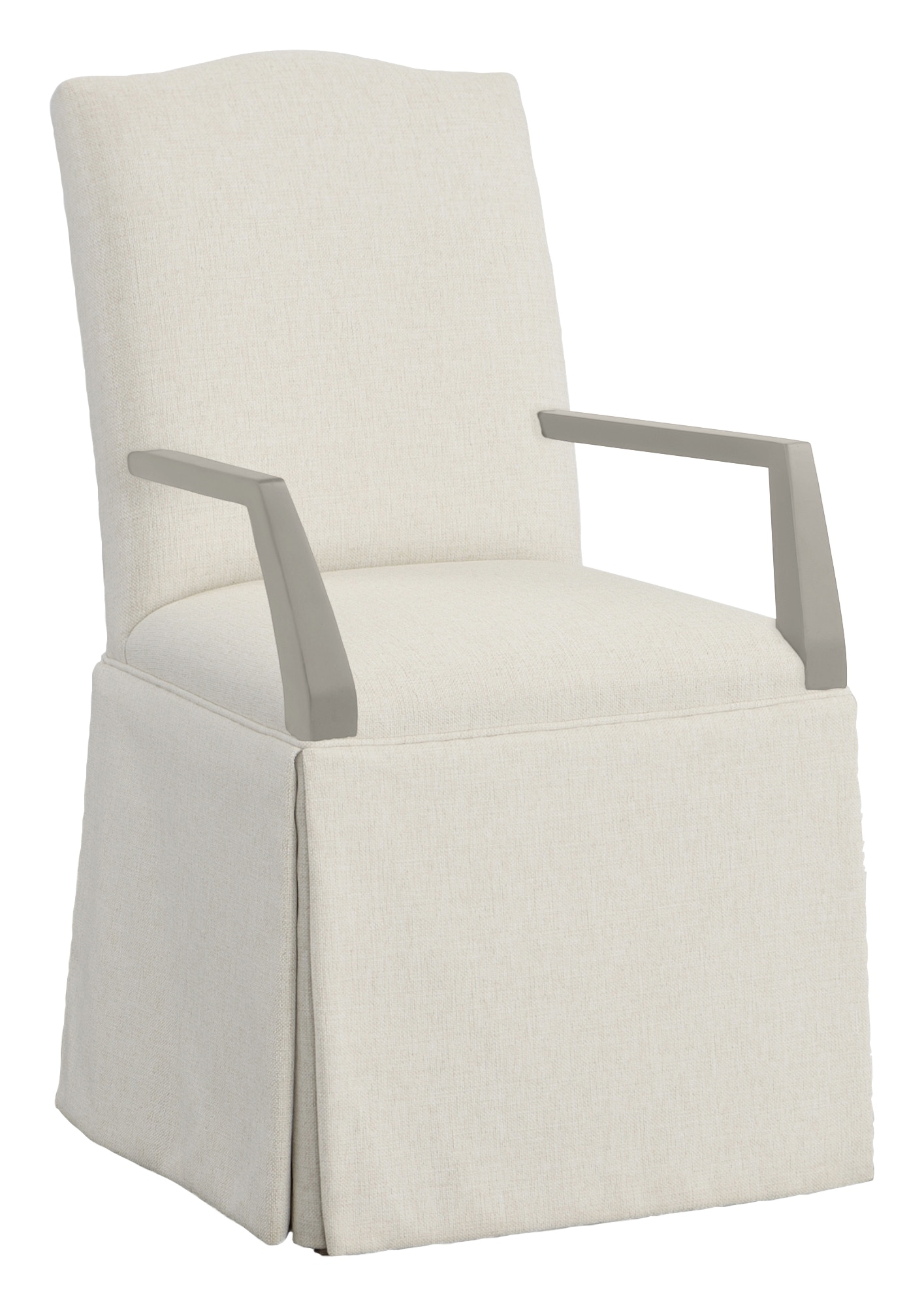 Fairfield Chair Company Camel Short Back Skirted Arm Chair 1221-04-S