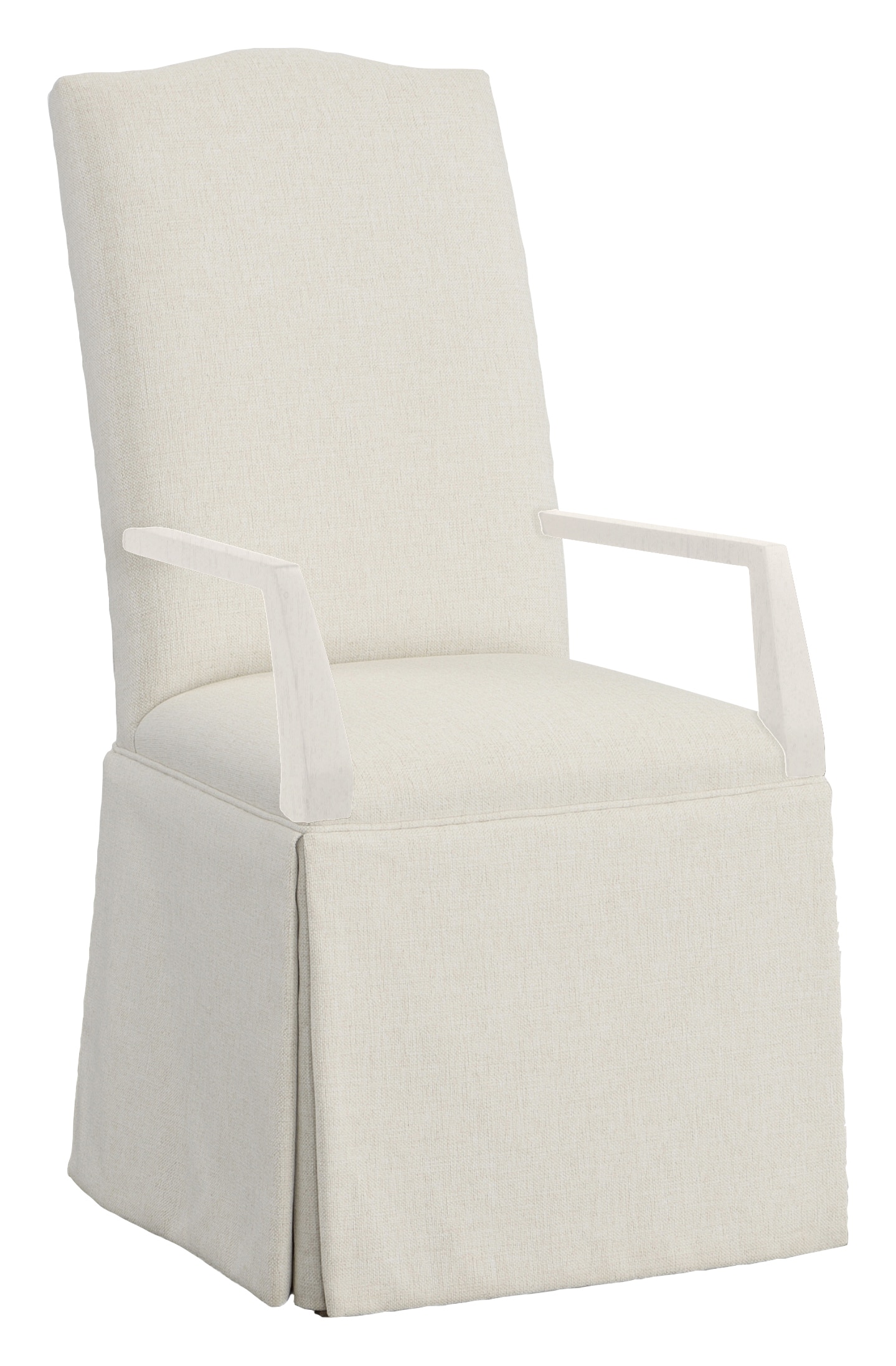 Fairfield Chair Company Camel Tall Back Skirted Arm Chair 1225-04-L