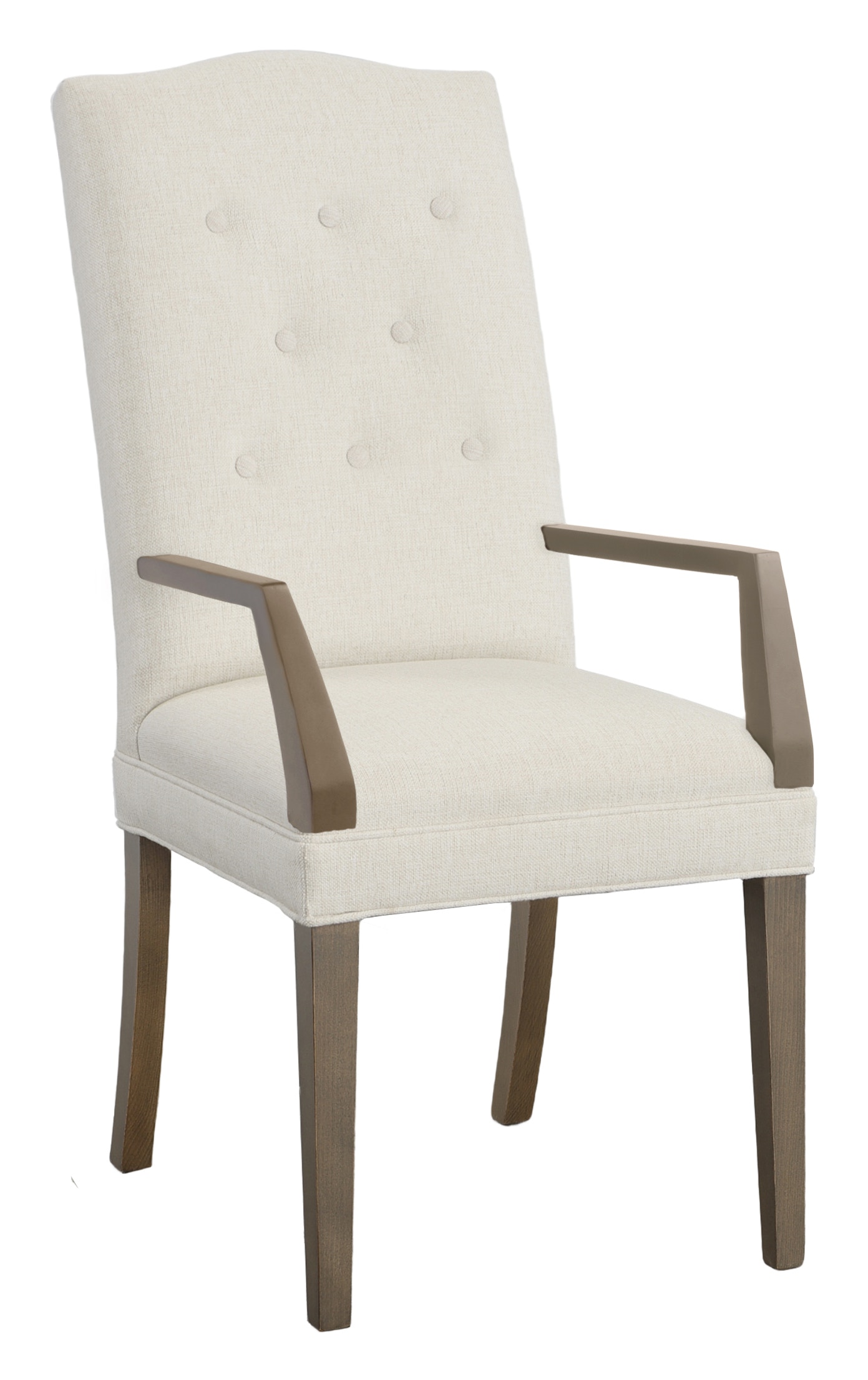 Fairfield Chair Company Camel Tall Button Back Arm Chair 1226-04