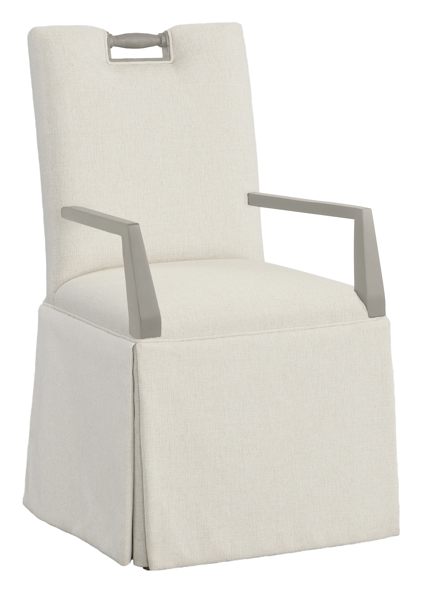 Fairfield Chair Company Pull Short Back Skirted Arm Chair 1231-04-S