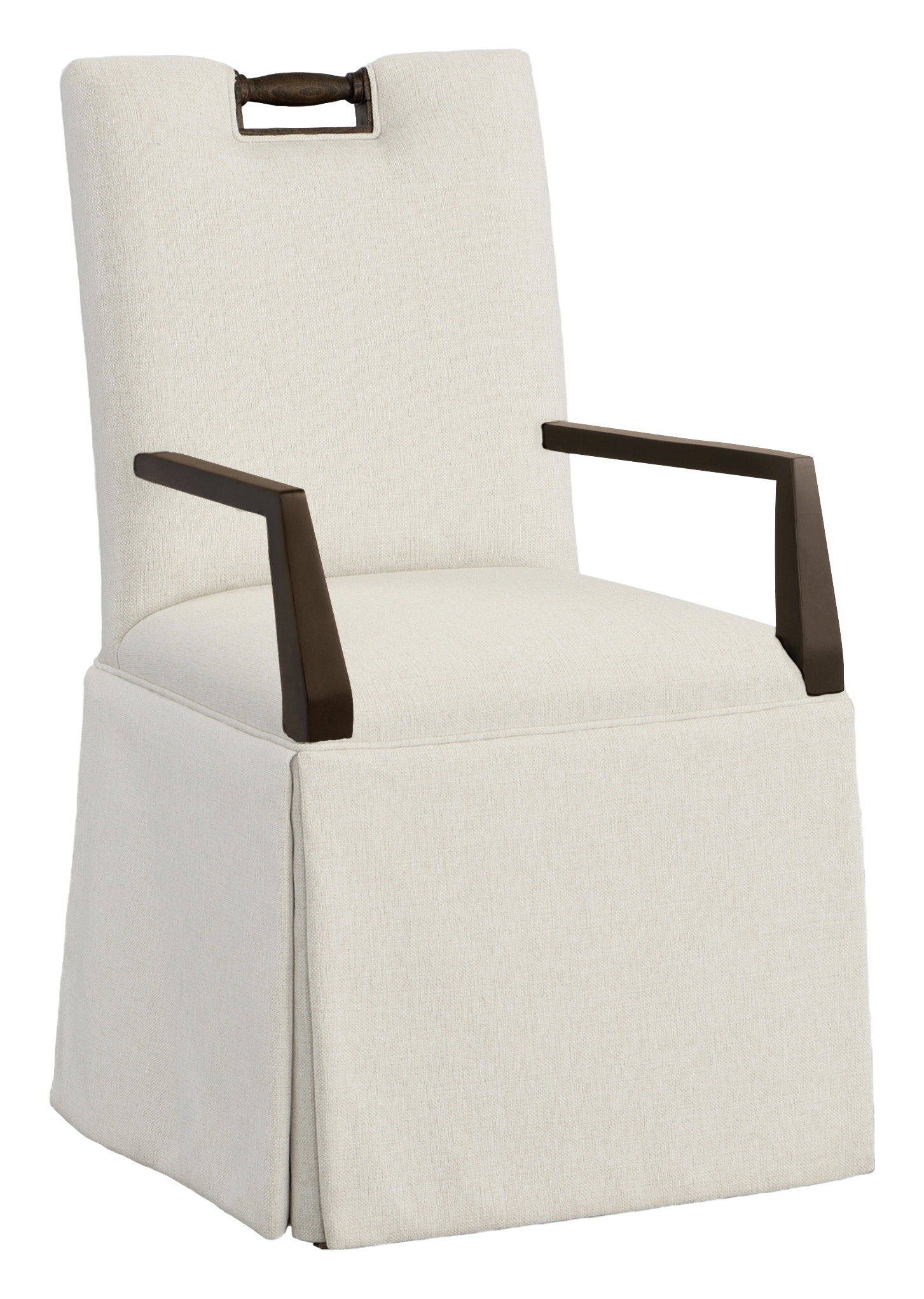 Fairfield Chair Company Pull Short Back Skirted Arm Chair 1231-04-T