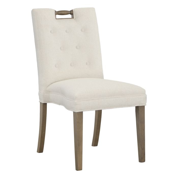  Pull Short Back Leather Armless Stack Chair L-1232-14-M