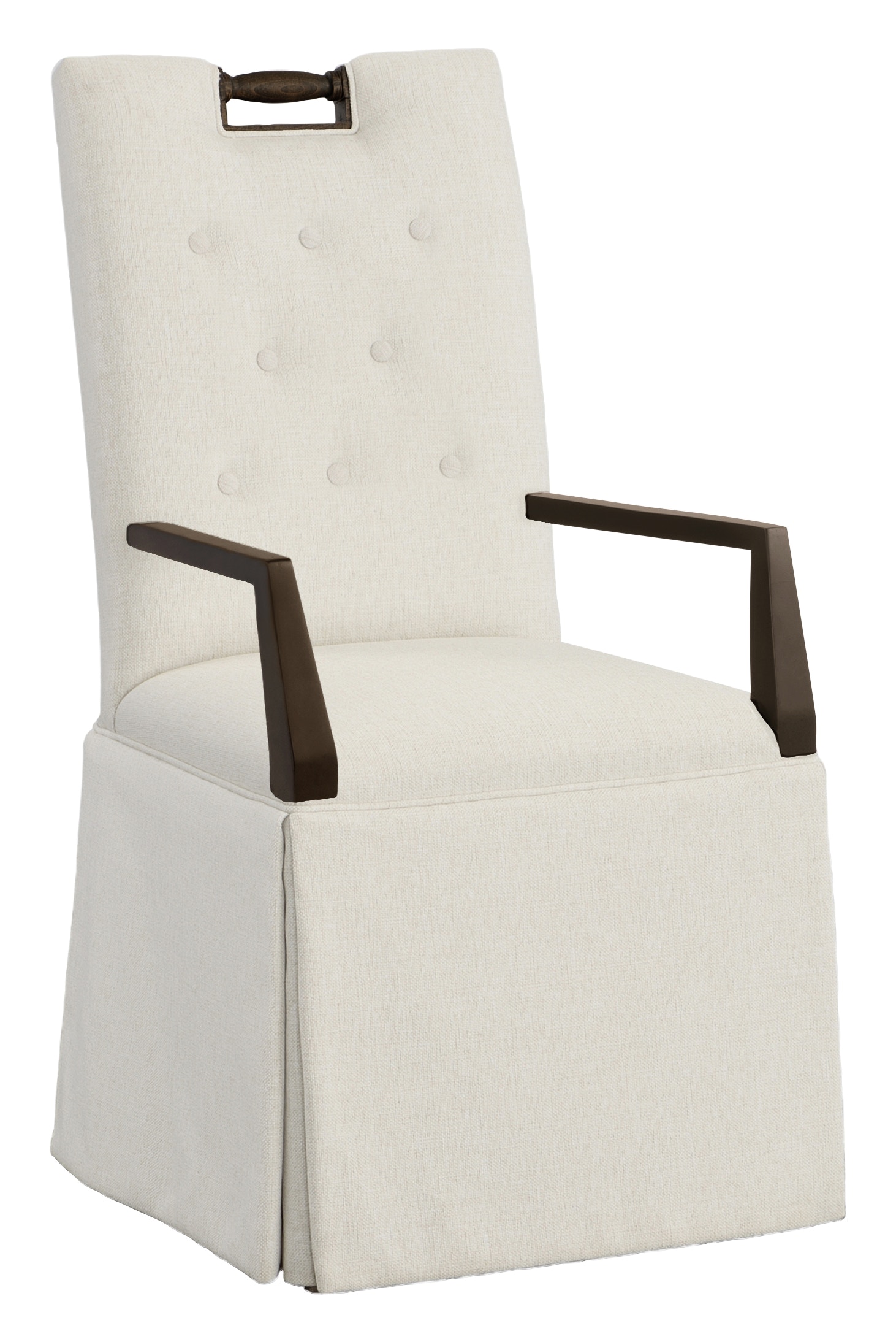 Fairfield Chair Company Pull Tall Button Back Arm Chair 1237-04-T